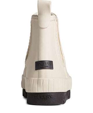 Sperry Women's Torrent Chelsea Rain Bootie White Size 7.5 M