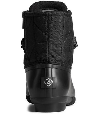 Sperry Women's Saltwater Seacycled Booties Black Size 8.5 M