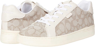 Coach Women's Lowline Low Top Shoes Beige Size 8 B