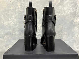 Coach Women's Olivia Leather Bootie Black Size 9 B