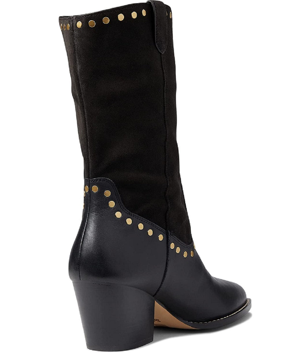 Coach Women's Pheobe Leather Bootie Black Size 8.5M