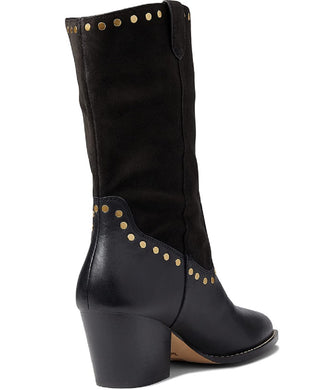 Coach Women's Pheobe Leather Bootie Black Size 8.5M