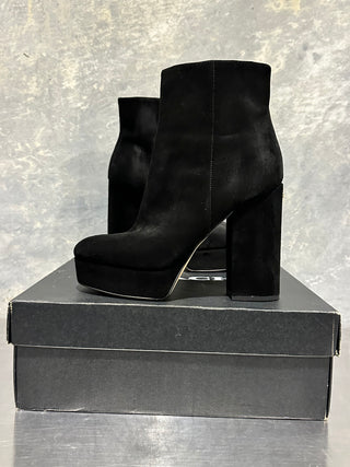 Coach Women's Iona Suede Bootie Black Size 7.5 B