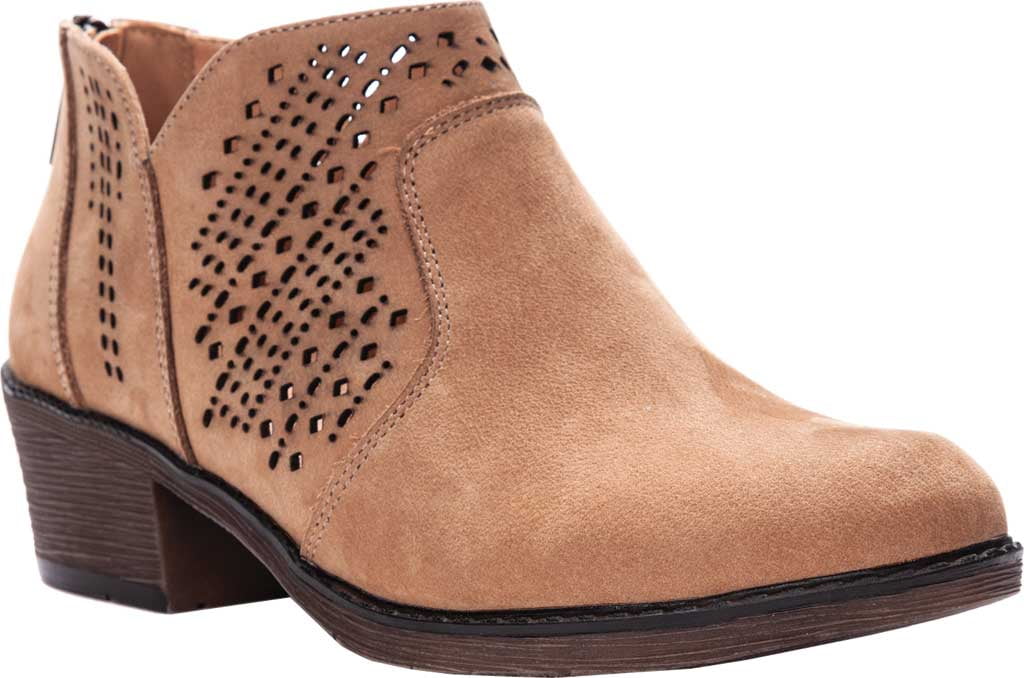 Propet Women's Remy Ankle Booties Shoes Brown Size 7.5XW