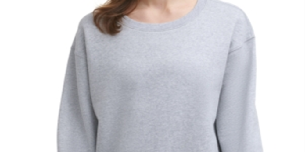 Calvin Klein Women's Fleece Sweatshirt Gray Size X-Large