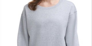 Calvin Klein Women's Fleece Sweatshirt Gray Size X-Large