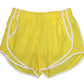 Calvin Klein Women's Perforated Shorts Yellow Size Large