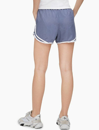 Calvin Klein Women's Perforated Shorts Gray Size X-Large