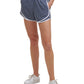 Calvin Klein Women's Perforated Shorts Gray Size Large