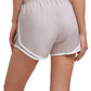 Calvin Klein Women's Performance Stretch Pocketed Active Wear Shorts Brown Size Medium