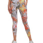 Calvin Klein Women's Performance Printed High Waist Leggings Brown Size Medium