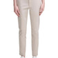 Calvin Klein Women's Stretch Cotton Twill Pants Brown Size 2