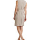 Calvin Klein Women's Moto Sheath Dress Brown Size 14