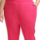 Calvin Klein Women's Slim Leg Pants Pink Size 22W