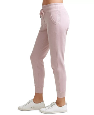 Calvin Klein Women's Performance Fleece Lined Sweatpant Jogger Pink Size Large