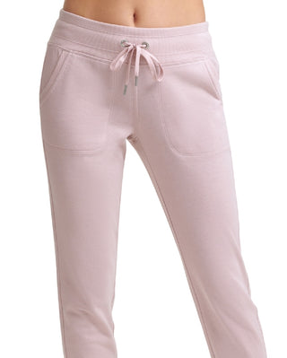 Calvin Klein Women's Fleece Lined Sweatpant Jogger Pink Size Medium