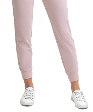 Calvin Klein Women's Fleece Lined Sweatpant Jogger Pink Size Medium