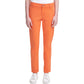 Calvin Klein Women's Stretch Cotton Twill Pants Orange Size 4
