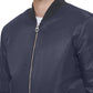Calvin Klein Men's Classic Ma 1 Nylon Bomber Jacket Blue Size X-Large