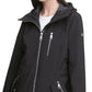 Calvin Klein Women's Hooded Anorak Raincoat Black Size X-Small