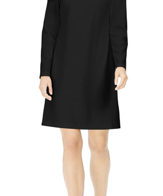 Calvin Klein Women's Bow Neck Sheath Dress Black Size 16