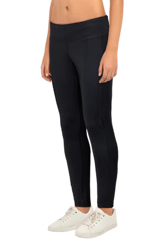 Calvin Klein Women's Performance High Rise Logo Back Leggings Black Size Small