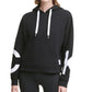 Calvin Klein Women's Jumbo Logo Fleece Hoodie Black Size Medium