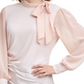 Calvin Klein Side-Tie Blouse Pink Size S