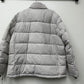 Calvin Klein Men's Puffer With Set Bib Detail White Size XX-Large