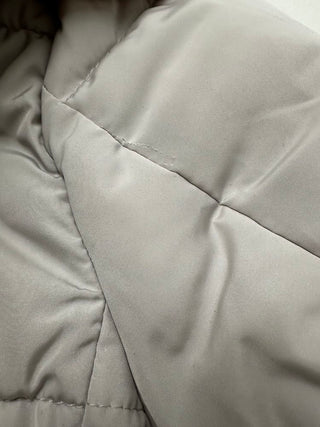 Calvin Klein Men's Puffer With Set Bib Detail White Size XX-Large