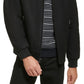 Calvin Klein Men's Wool Bomber Jacket With Knit Trim Black Size XX-Large