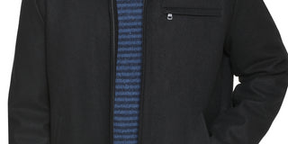 Calvin Klein Men's Wool Hipster Jacket Black Size XL