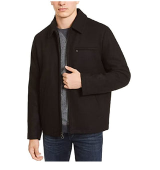 Calvin Klein Men's Wool Hipster Jacket Black Size Small