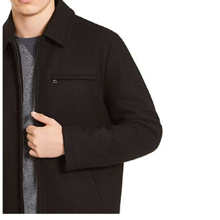 Calvin Klein Men's Wool Hipster Jacket Black Size Small