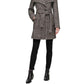 Calvin Klein Women's Asymmetrical Belted Wrap Coat Black Size M