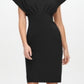 Calvin Klein Women's Scuba Crepe Empire Waist Sheath Dress Black Size 6