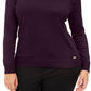 Calvin Klein Women's Womens Solid Pullover Sweater Purple Size 1X