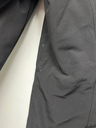 Calvin Klein Women's Petite Fleece-Lined Hooded Anorak Raincoat Black Size Petite XXS