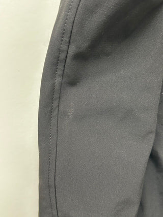 Calvin Klein Women's Petite Fleece-Lined Hooded Anorak Raincoat Black Size Petite XXS