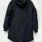 Calvin Klein Women's Petite Fleece-Lined Hooded Anorak Raincoat Black Size Petite XXS