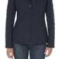 Nautica Women's Hooded Stretch Packable Puffer Coat Blue Size Large