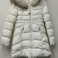 Laundry By Shelli Segal Women's Faux-Fur-Trim Hooded Puffer Coat White Size M