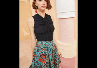 Ulla Johnson Women's Allie Top Noir Size L