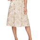 Alex Evenings Women's Sequin Floral Cocktail Dress Brown Size 8