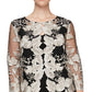 Alex Evenings Women's Embroidered Layered Look Top Black Size Petite Small