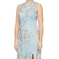 Alex & Eve Women's Womens Sequined Formal Evening Dress Blue Size 12