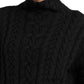 Ralph Lauren Women's Long Sleeve Turtle Neck Sweater Black Size Small
