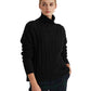 Ralph Lauren Women's Long Sleeve Turtle Neck Sweater Black Size X-Large