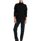 Ralph Lauren Women's Long Sleeve Turtle Neck Sweater Black Size X-Large