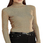 Ralph Lauren Women's Ribbed Turtleneck Sweater Yellow Size Petite Small